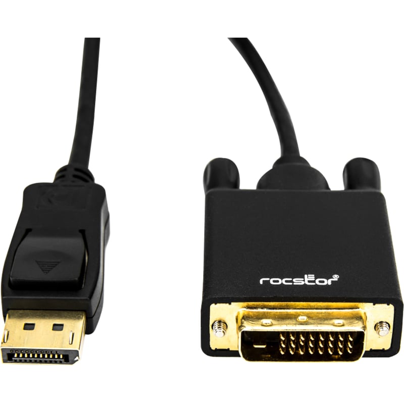 Rocstor premium 6 ft DisplayPort 1.2v to DVI Cable M/M - Thumbnail 4