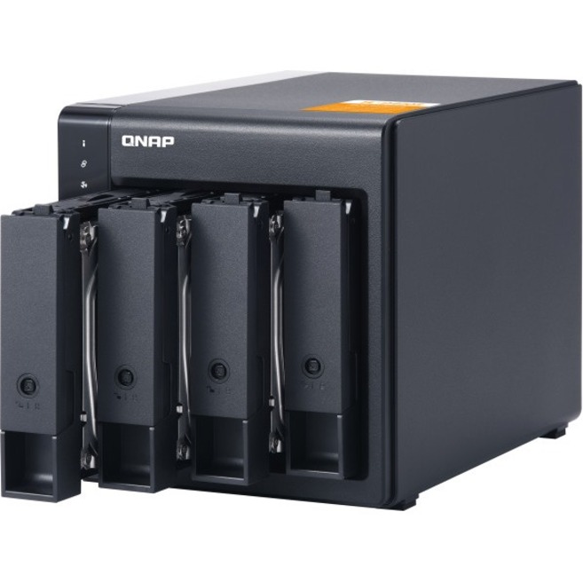 QNAP TL-D400S Drive Enclosure SATA/600 - Mini-SAS Host Interface Tower