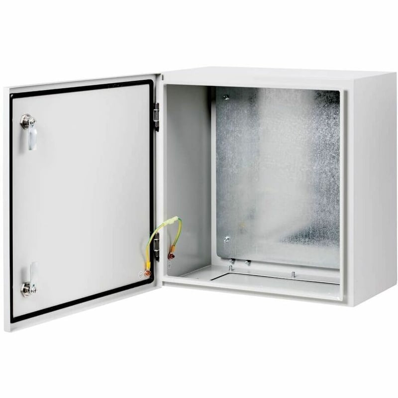 Tripp Lite by Eaton SmartRack Outdoor Industrial Enclosure with Lock - NEMA 4, Surface Mount, Metal Construction, 18 x 18 x 10 in., Gray - Thumbnail 3