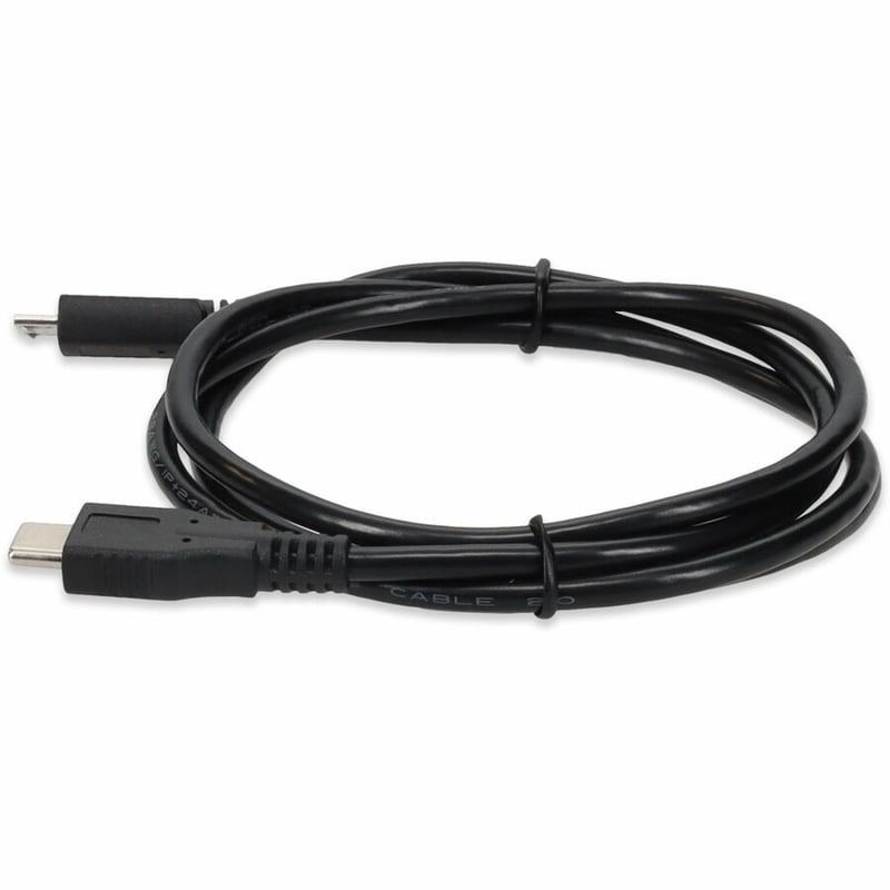 5-Pack of 3ft (1m) USB-C 3.1 Male to Micro USB-B 2.0 Male Black Adapter Cable - Thumbnail 2