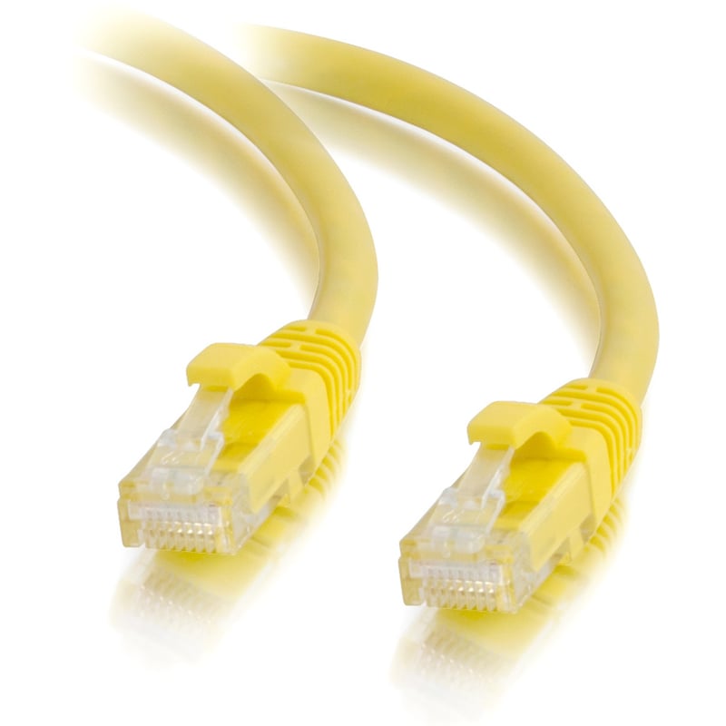 C2G 10ft Cat5e Ethernet Cable - 350 MHz - Snagless - Yellow - Thumbnail 3