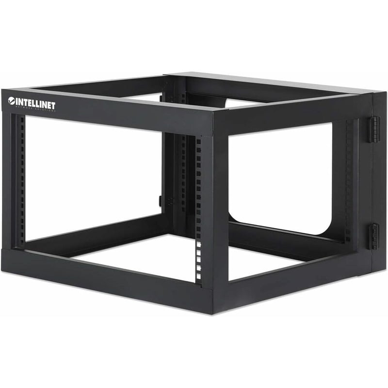 19 IN.WALL MOUNT 4-POST OPEN FRAME NETWORK RACK, 6U - Thumbnail 1
