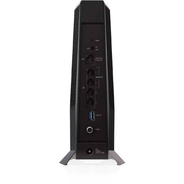 Netgear Nighthawk CAX80 Wi-Fi 6 IEEE 802.11ax Ethernet, Cable Wireless Router