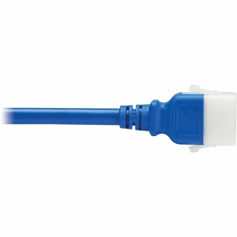 PDU POWER CORDS C19 P-LOCK C20 HEAVY-DUTY 20A 12AWG 3FT BLUE 6 PCK - Thumbnail 5