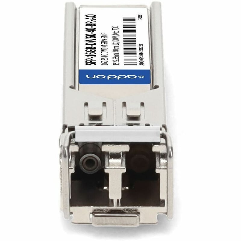 AddOn Brocade&reg; (Formerly) Compatible TAA 16GBase-DWDM FC SFP+ Transceiver C-Band 100GHz (SMF, 1529.55nm, 40km, LC, DOM)