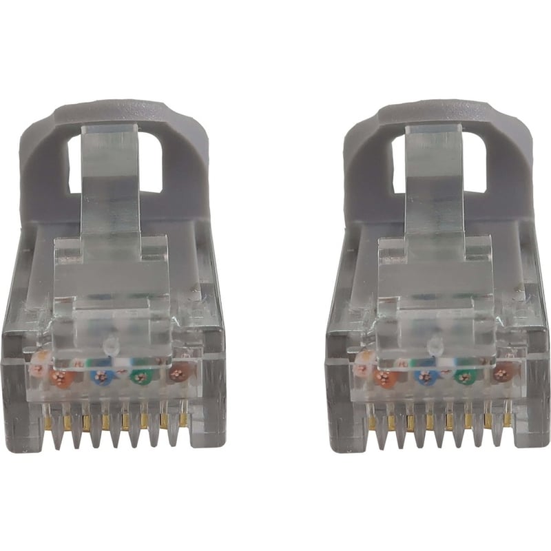 Eaton Tripp Lite Series Cat6a 10G Snagless Molded UTP Ethernet Cable (RJ45 M/M), PoE, Gray, 2 ft. (0.6 m) - Thumbnail 3