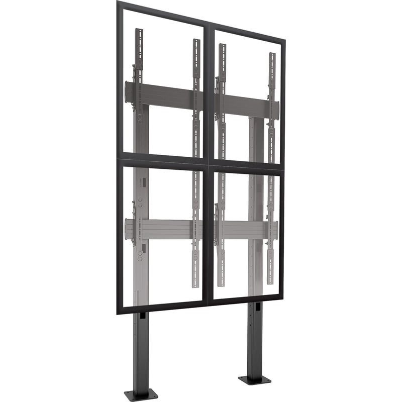 Chief FUSION 2 x 2 Portrait Micro-Adjustable Large Bolt-Down Freestanding Video Wall - Thumbnail 1