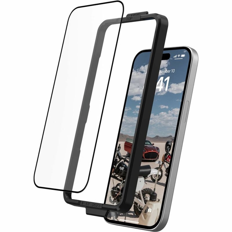 RUGGED IPHONE 15 GLASS CLEAR/BLACK - Thumbnail 5