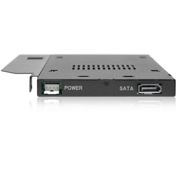 Icy Dock ToughArmor MB411SKO-B Drive Bay Adapter for 5.25" - Serial ATA/600 Host Interface Internal - Black