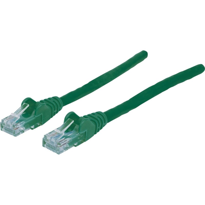 Intellinet Network Solutions Cat5e UTP Network Patch Cable, 100 ft (30 m), Green - Thumbnail 4