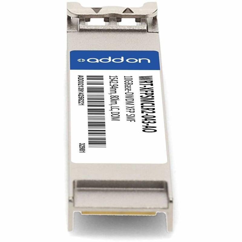 AddOn JDSU® WRT-XFPSMCLR2-043 Compatible TAA 10GBase-DWDM XFP Transceiver 100GHz (SMF, 1542.94nm, 80km, LC, DOM) - Thumbnail 4