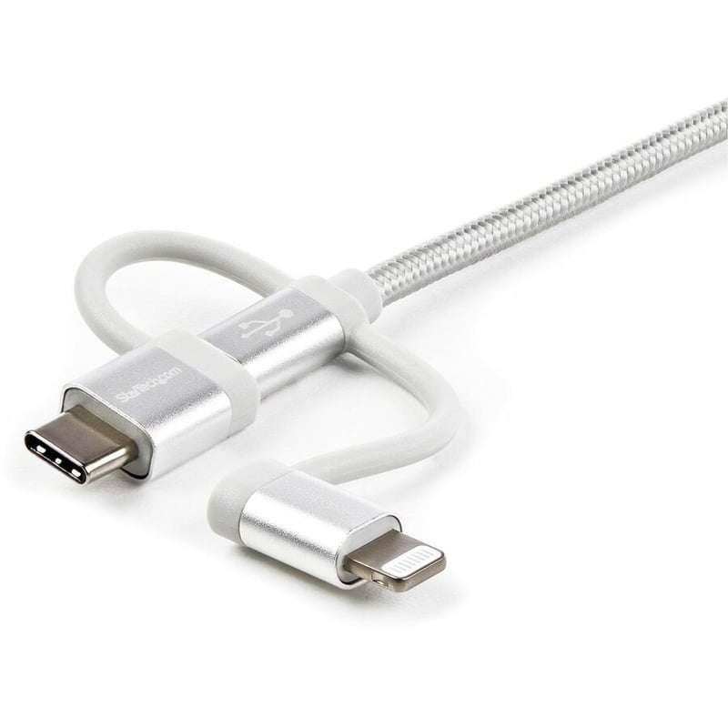 6FT USB MULTI-CHARGING CABLE APPLE MFI LIGHTNING/USB-C/MICRO-USB - Thumbnail 4