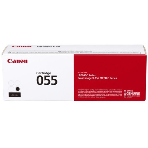 Canon 055 Original Laser Toner Cartridge - Black - 1 Pack - Thumbnail 1