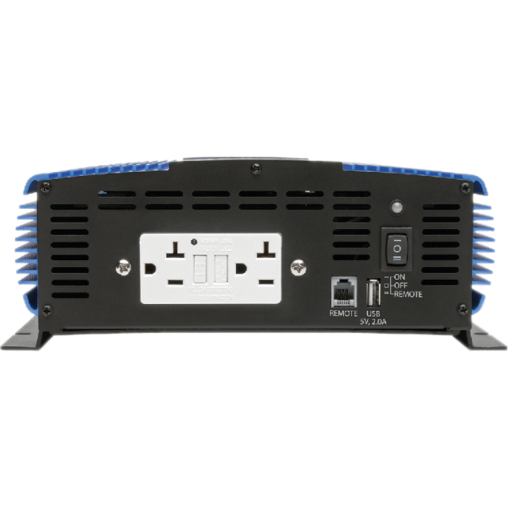 Tripp Lite by Eaton 2000W Medium-Duty Compact Mobile Power Inverter with 2 AC/1 USB - 2.0A/Battery Cables - Thumbnail 4