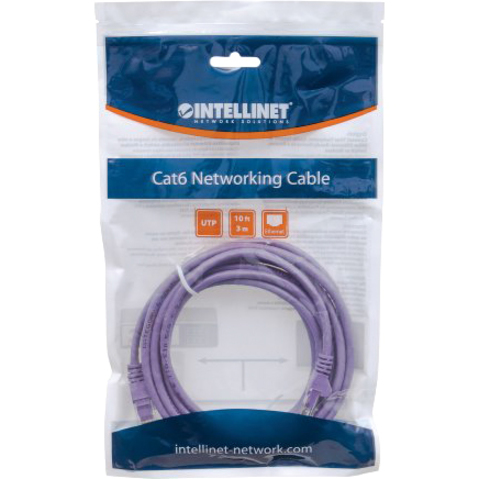 7 FT PURPLE CAT6 SNAGLESS PATCH CABLE - Thumbnail 2