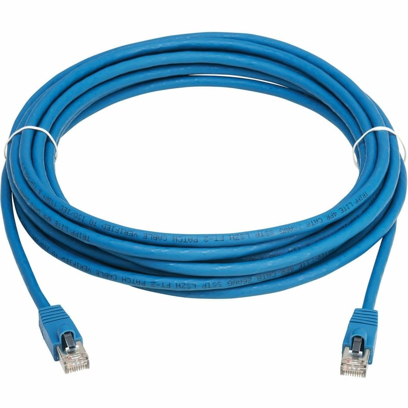 Eaton Tripp Lite Series Cat8 40G Snagless SSTP Ethernet Cable (RJ45 M/M), PoE, LSZH, Blue, 10 m (32.8 ft.) - Thumbnail 1
