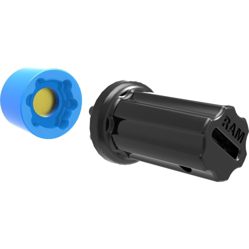 RAM Mounts Pin-Lock 6-Pin Security Nut for D & E Size Socket Arms - Thumbnail 2