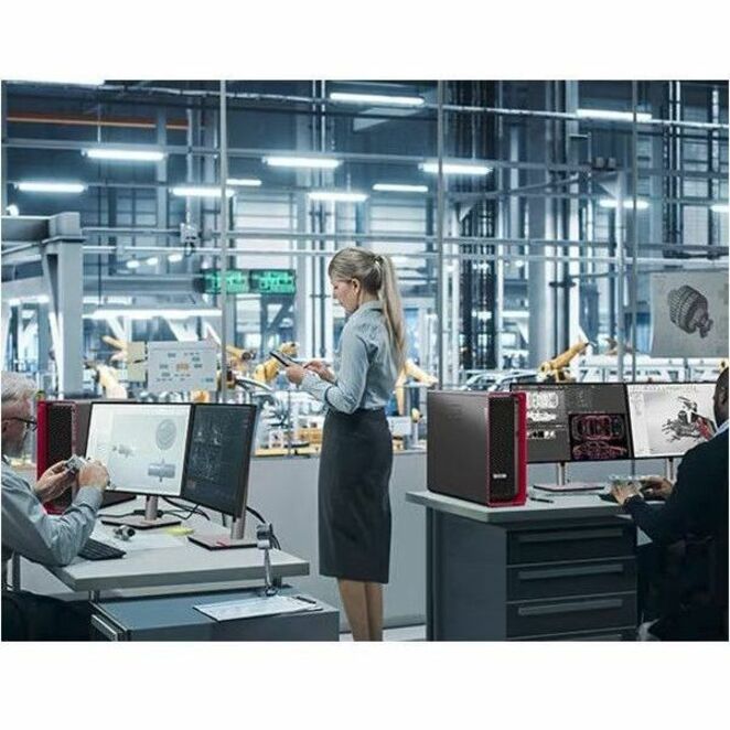 Lenovo ThinkStation P7 30F3006YUS Workstation - 1 x Intel Xeon w5-3425 - 64 GB - 2 TB SSD - Thumbnail 4