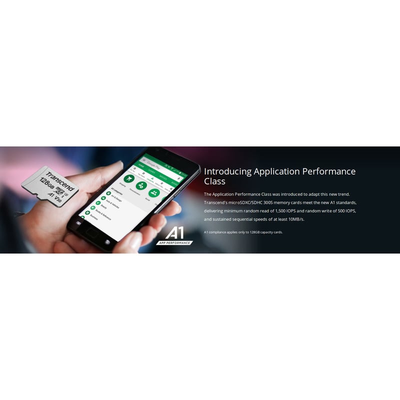 Transcend 128 GB Class 10/UHS-I (U3) microSDXC - Thumbnail 5