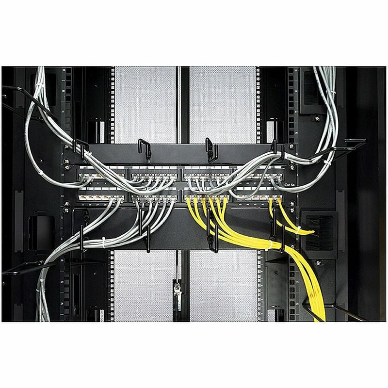 APC NetShelter Cable Management, Vertical Cable Manager, Rings, for NetShelter 750 and 800mm W Enclosures, Set of 8, 76 x 19 x 203 mm - Thumbnail 3