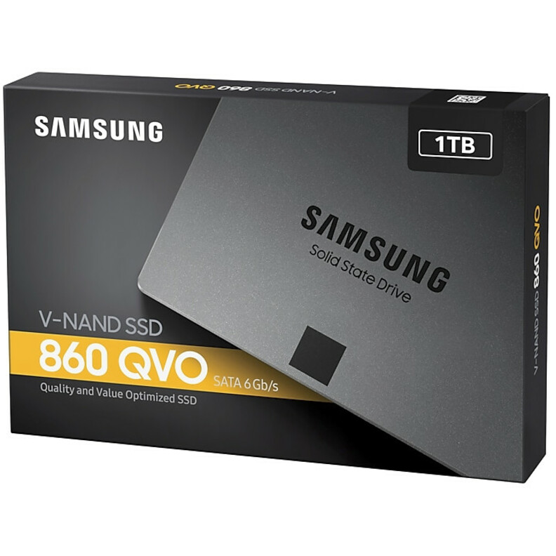 Samsung 860 QVO MZ-76Q1T0B/AM 1 TB Solid State Drive - 2.5" Internal - SATA (SATA/600) - Thumbnail 4