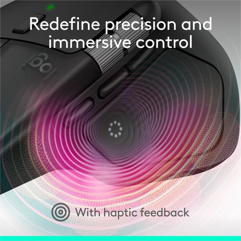 MX MASTER 4 WIRELESS MOUSE PERFORMANCE - BLACK - Thumbnail 2
