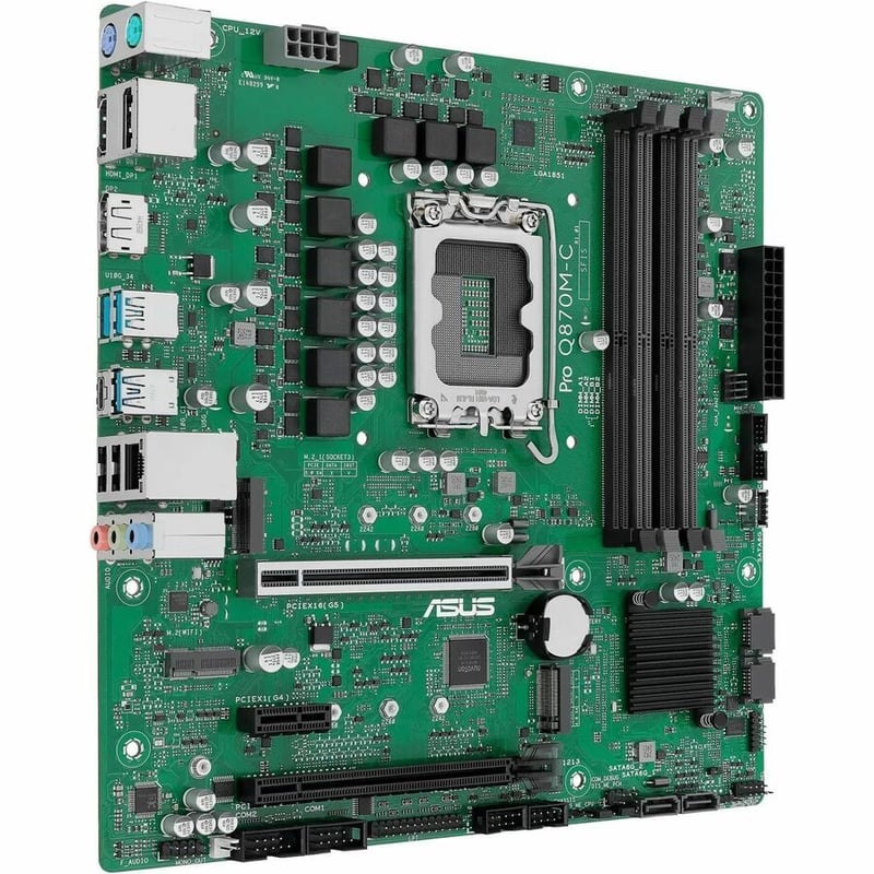 ASUS PRO Q870M-C-CSM MICRO-ATX MATX Q870 BUSINESS MOTHERBOARD - Thumbnail 2