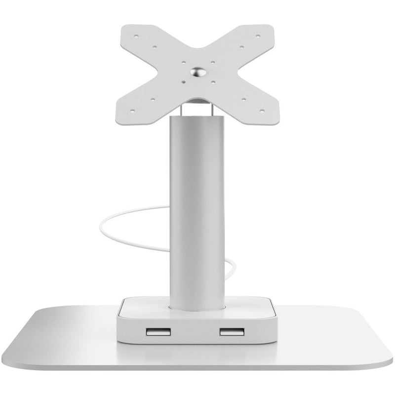 CTA Digital VESA Compatible Desk Mount with USB Ports and Cable Routing (White) - Thumbnail 5