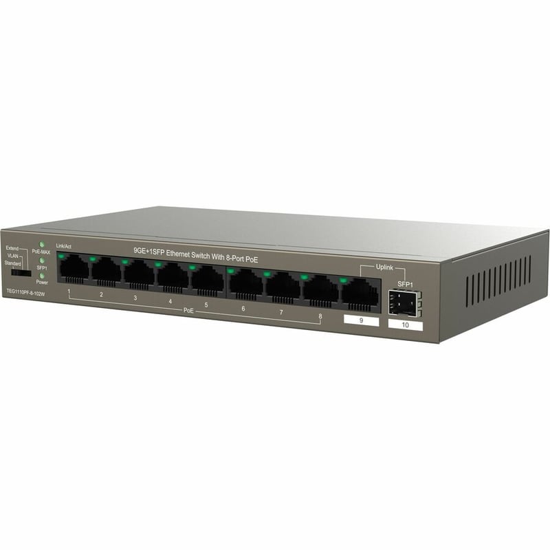 9GE+1SFP SWITCH 8-PORT POE . - Thumbnail 3