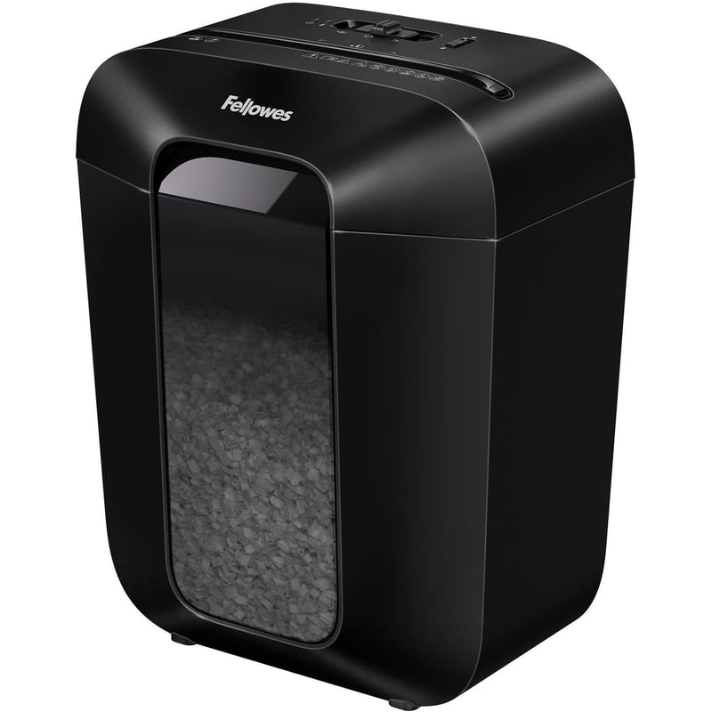Fellowes LX41 8 Sheet Micro-Cut Paper Shredder for Home Office - Thumbnail 1