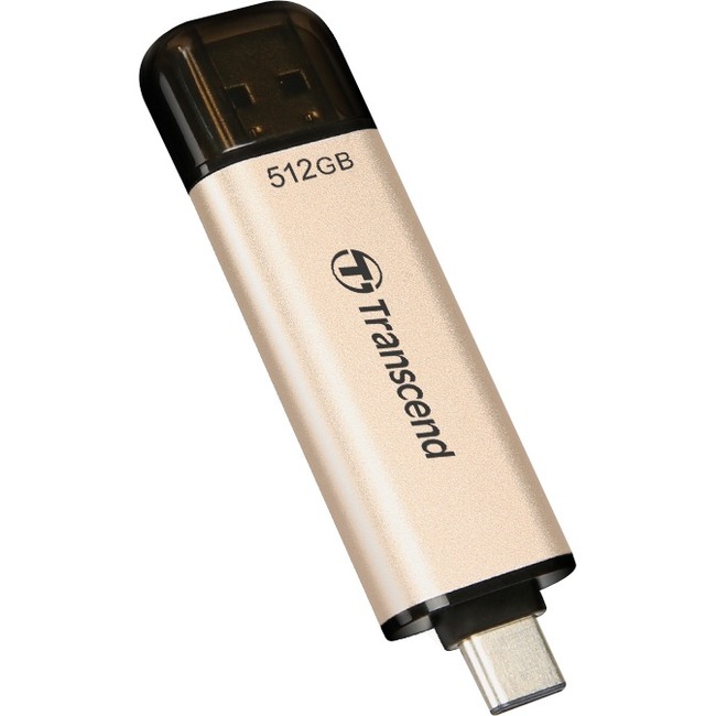 Transcend JetFlash 930C 512GB USB 3.2 Gen 1 (Type A + Type C) Flash Drive - Thumbnail 1