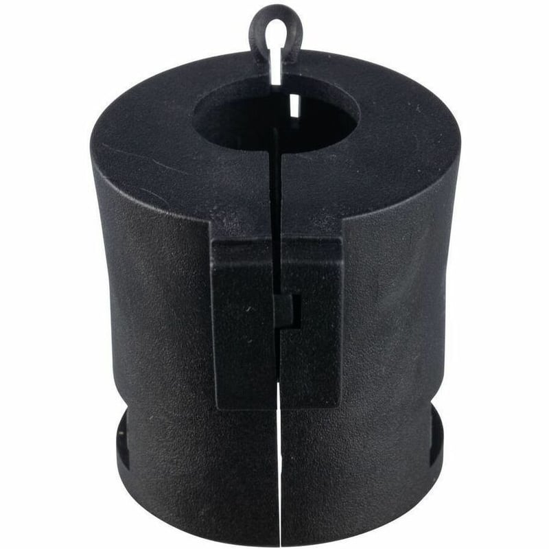 Panduit Cable Entry Grommet, Single, Medium, Adapter, Black TPE, 4 PC - Thumbnail 1
