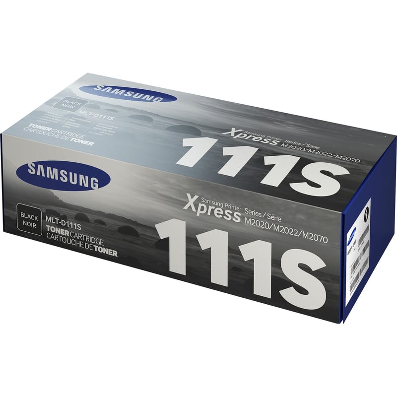 Samsung MLT-D111S (SU814A) Laser Toner Cartridge - Black - 1 Each - Thumbnail 1