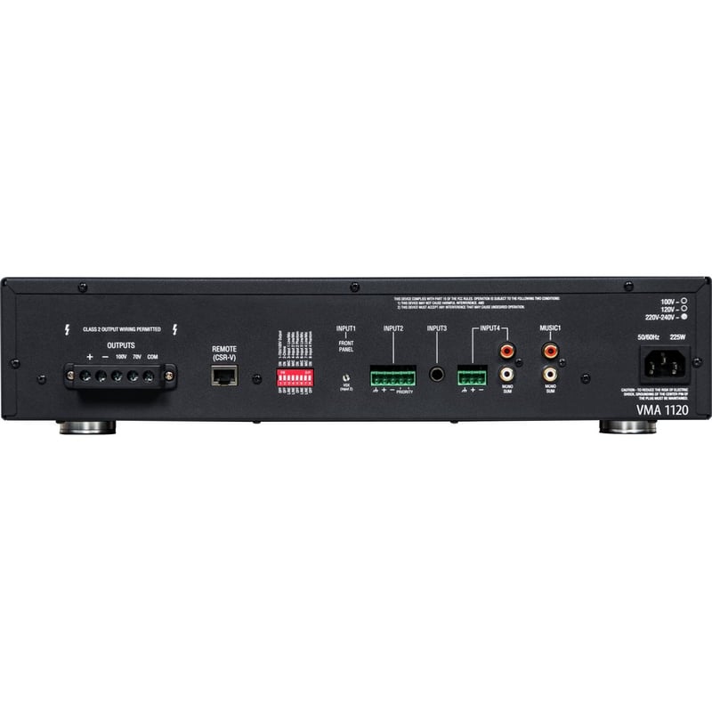 JBL Commercial VMA1120 Amplifier - 120 W RMS - 1 Channel - Black - Thumbnail 2