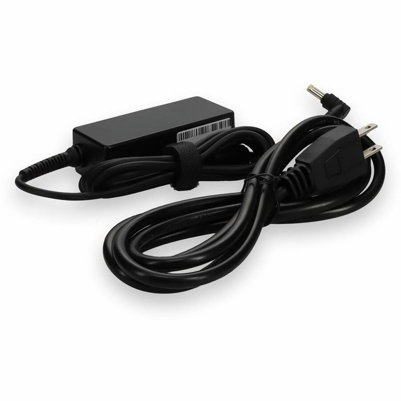 AddOn Acer LC.ADT0A.023 Compatible 40W 19V at 2.15A Black 5.5 mm x 1.7 mm Laptop Power Adapter and Cable - Thumbnail 5