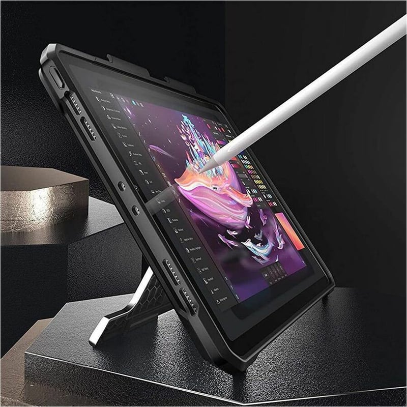 IPAD PRO 12.9 INCH (2021 & 2022) UNICORN BEETLE RUGGED CASE-BK - Thumbnail 3