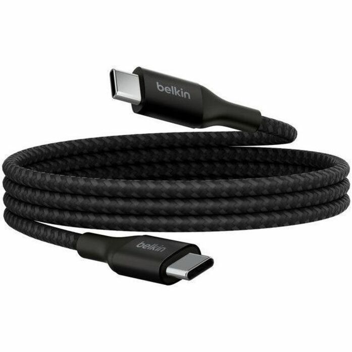240W BRAIDED C-C CABLE 1M BLK - Thumbnail 4