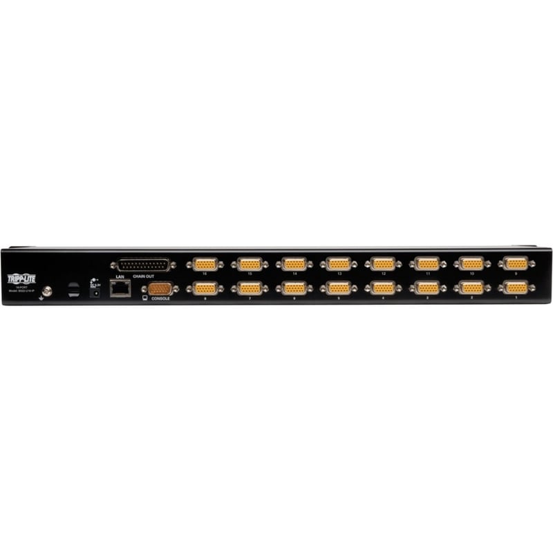 Tripp Lite by Eaton 16-Port Rackmount KVM Switch w/ Built in IP and On Screen Display 1U - Thumbnail 4