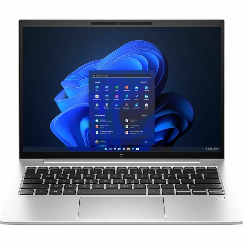 HP EliteBook 830 G10 13.3" Notebook - WUXGA - 1920 x 1200 - Intel Core i7 13th Gen i7-1365U Deca-core (10 Core) - 16 GB Total RAM - 16 GB On-board Memory - 512 GB SSD - Thumbnail 1