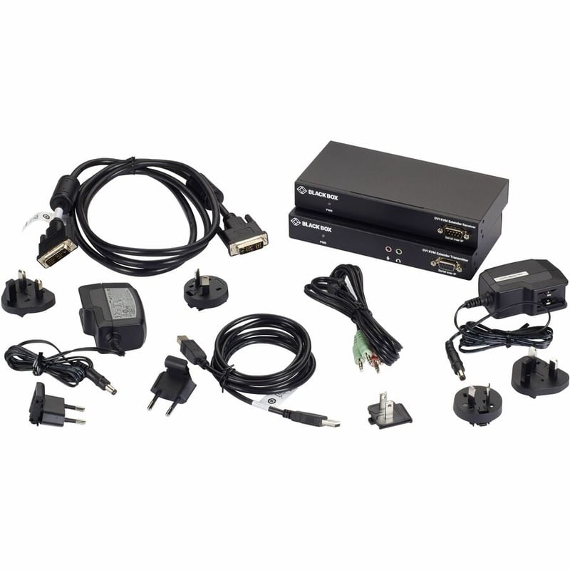 Black Box KVXLCF-100-SFPBN3-R2 KVM Extender - Thumbnail 3