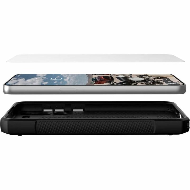 Urban Armor Gear Glass Screen Protector Shield Plus for Galaxy S23 Plus - Clear Clear - Thumbnail 4