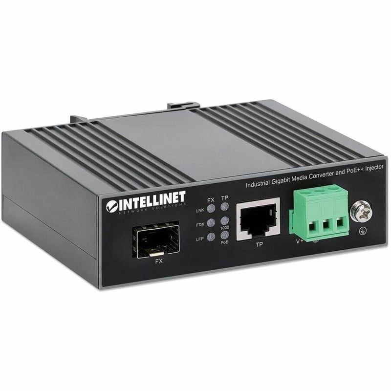 INDUSTRIAL GIGABIT MEDIA CONVERTER AND POE++ INJECTOR - Thumbnail 3