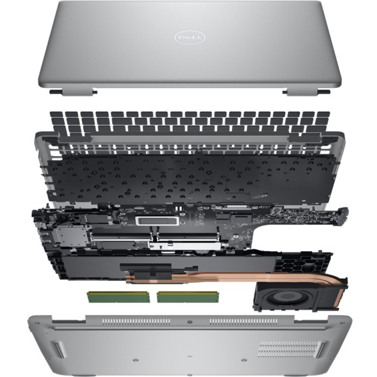 Dell Precision 3000 3580 15.6" Mobile Workstation - Full HD - 60 Hz - Intel Core i5 13th Gen i5-1350P - vPro Technology - 16 GB - 512 GB SSD - English (US) Keyboard - Titan Gray - Thumbnail 3