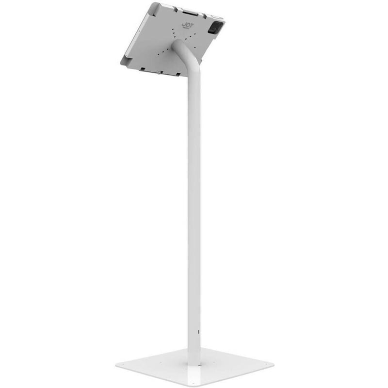 The Joy Factory Elevate II Floor Stand Kiosk for iPad Pro 12.9" 4th Gen (White) - Thumbnail 4