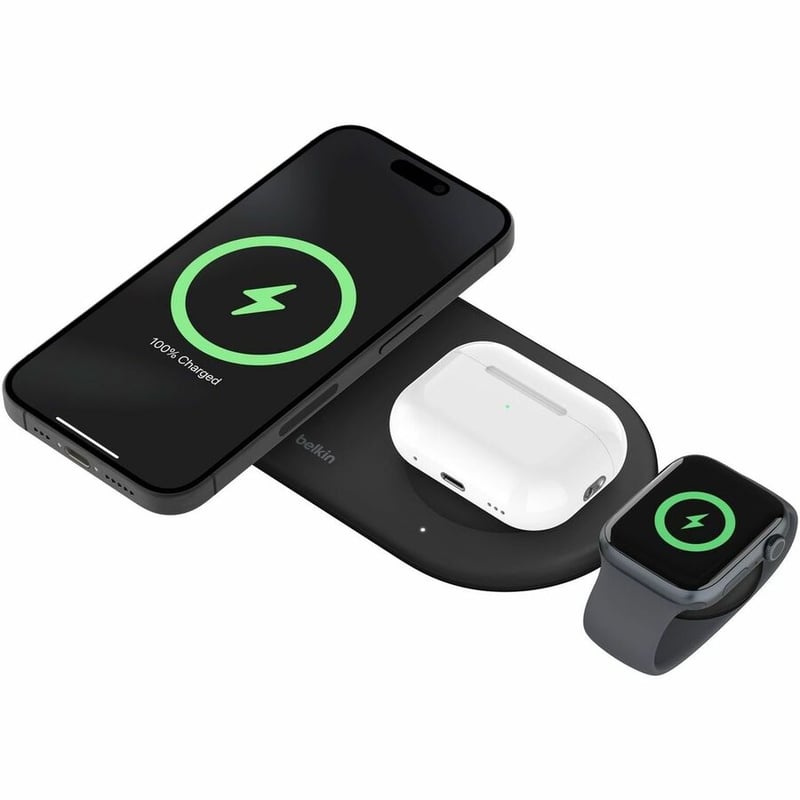 QI2 3IN1 PAD W/ APPLE WATCH DONGLE - Thumbnail 4