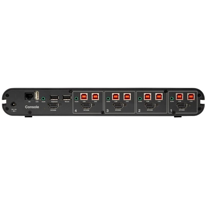 Belkin 2nd Gen Secure KVM Switch, 4-Port Single Head w/ CAC - Thumbnail 4