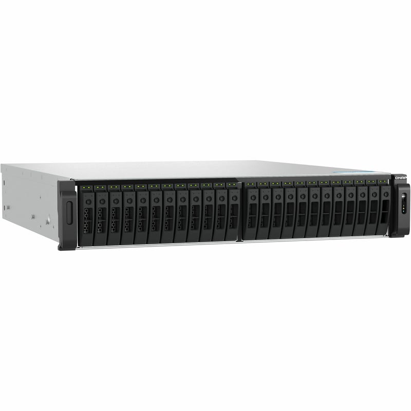 QNAP 2U 30-BAY ALL-FLASH NAS AMD RYZEN 7 7000 SERIES 8C16T - Thumbnail 1