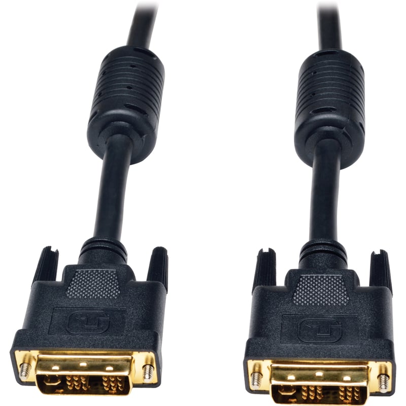 Eaton Tripp Lite Series DVI Single Link Cable, Digital and Analog TMDS Monitor Cable (DVI-I M/M), 6 ft. (1.83 m) - Thumbnail 1