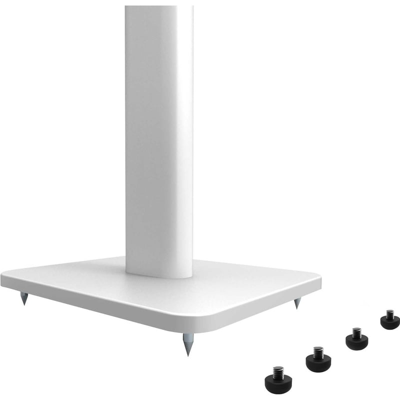 Kanto SP26PLW 26" Bookshelf Speaker Floor Stands, White - Thumbnail 2