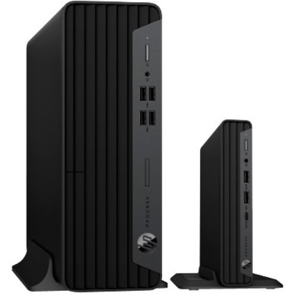 HP Business Desktop ProDesk 400 G6 Desktop Computer - Intel Core i5 10th Gen i5-10500T Hexa-core (6 Core) 2.30 GHz - 8 GB RAM DDR4 SDRAM - Desktop Mini - Thumbnail 3